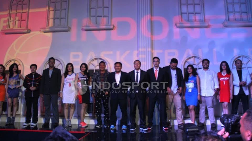 Launching Indonesia Basket Ball (IBL) di Jakarta, Kamis (19/11/15).